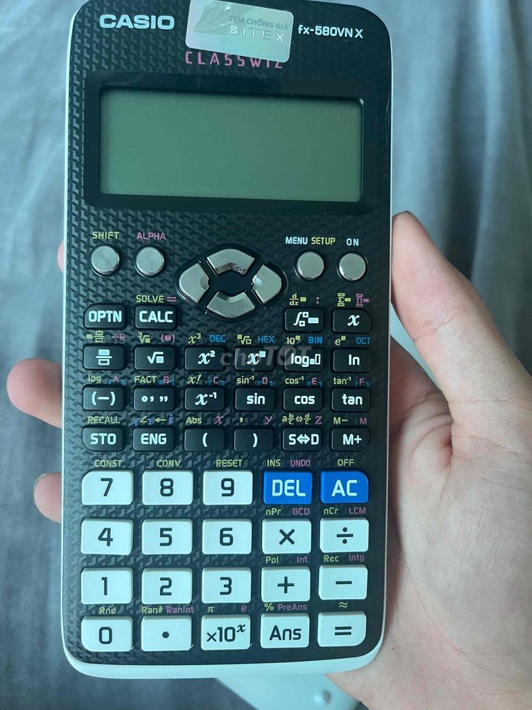 Casio fx-580VNX trắng dùng 1 lần thi thpt có fix. Mua bán Đồ dùng văn phòng tại Quận Nam Từ Liêm Hà Nội được đăng bởi Minh Hiệu hình 1