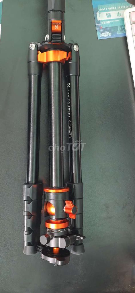 Chân máy ảnh K&F Concept T2543 Đen Cam. Mua bán Máy ảnh, Máy quay tại Quận Cẩm Lệ Đà Nẵng được đăng bởi Minh Tâm  hình 1