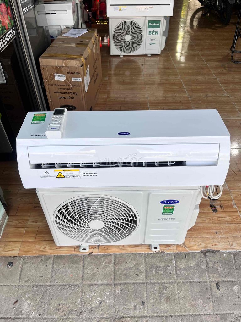 Máy lạnh Carrier 1.5 HP Inverter 99%. Mua bán Máy lạnh, điều hoà tại Thành phố Trà Vinh Trà Vinh được đăng bởi Điện Máy Điện Lạnh Thanh lý hình 1