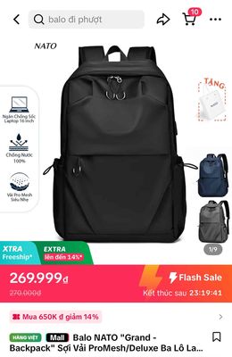 Balo dù nhỏ gọn đi học. Mua bán Túi xách tại Quận Bình Thạnh Tp Hồ Chí Minh được đăng bởi Trâm Bùi dọn nhà 