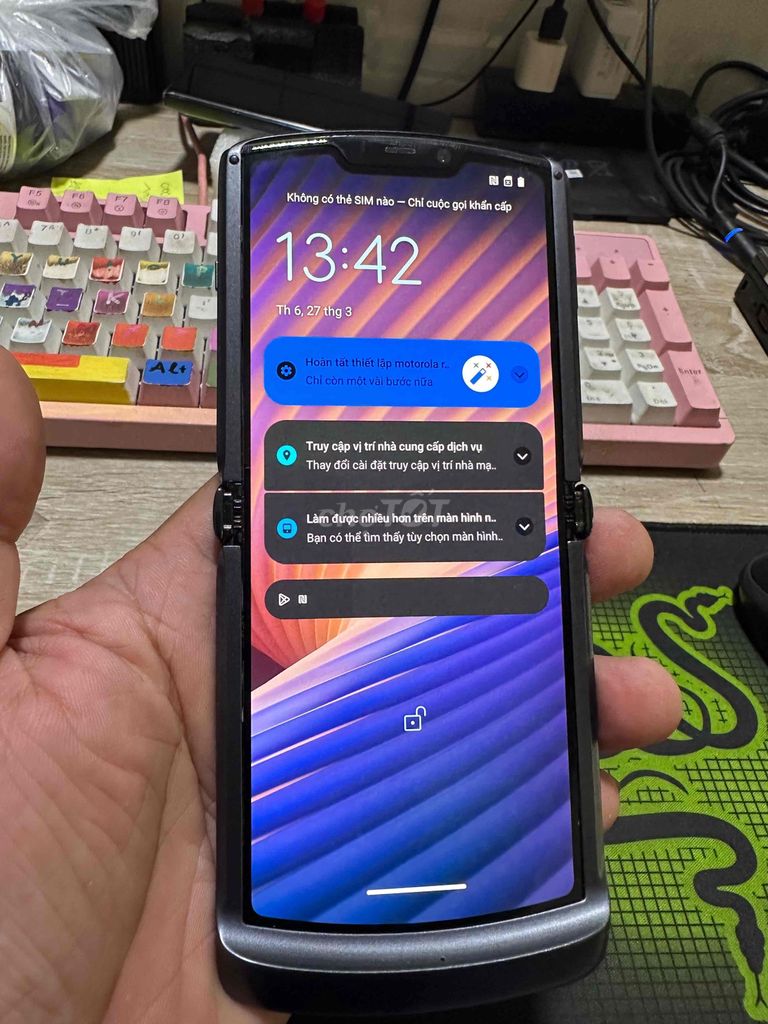 Motorola Razr 2020 Đen 99%. Mua bán Điện thoại tại Thành phố Châu Đốc An Giang được đăng bởi Công Nghệ Số 288 hình 1