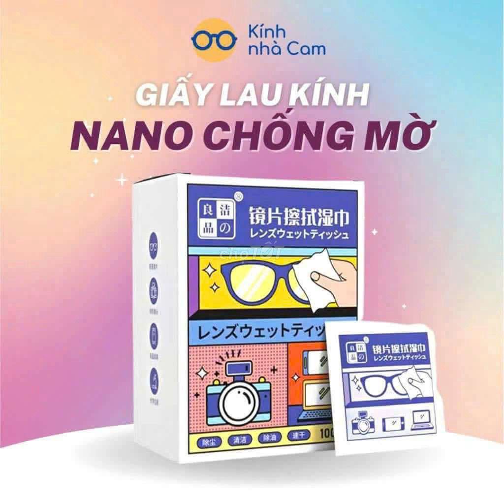 Giấy lau kính mắt nano