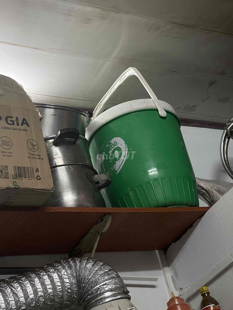 Thùng đá Milo Xanh lá Nhựa Lớn. Mua bán Dụng cụ nhà bếp tại Quận 8 Tp Hồ Chí Minh được đăng bởi Tram hình 1
