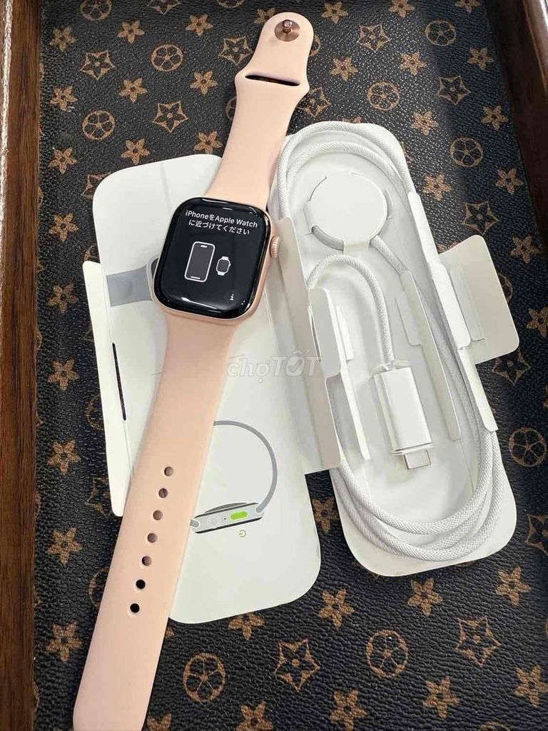 Bán đh apple watch seri 10:42 Gold pink lte esim n