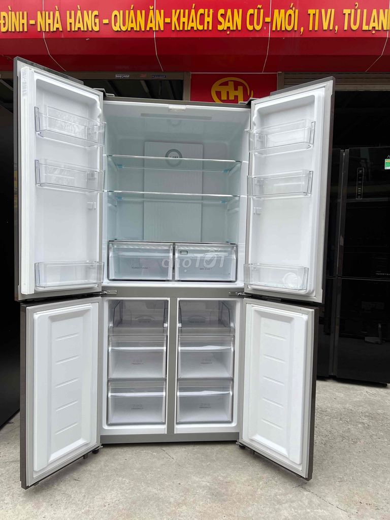 Tủ lạnh Aqua Inverter 456 lít AQR-IG525AM