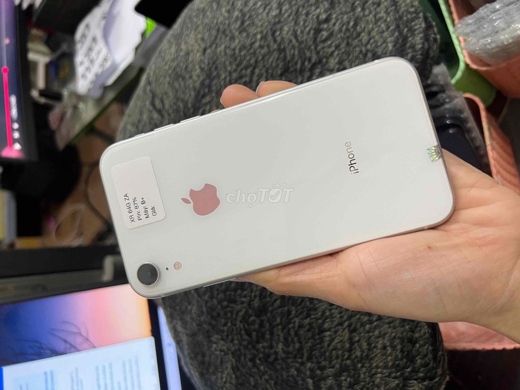 iphone XR 64G Quốc tế Trắng P100 bản ZA 2 sim VL