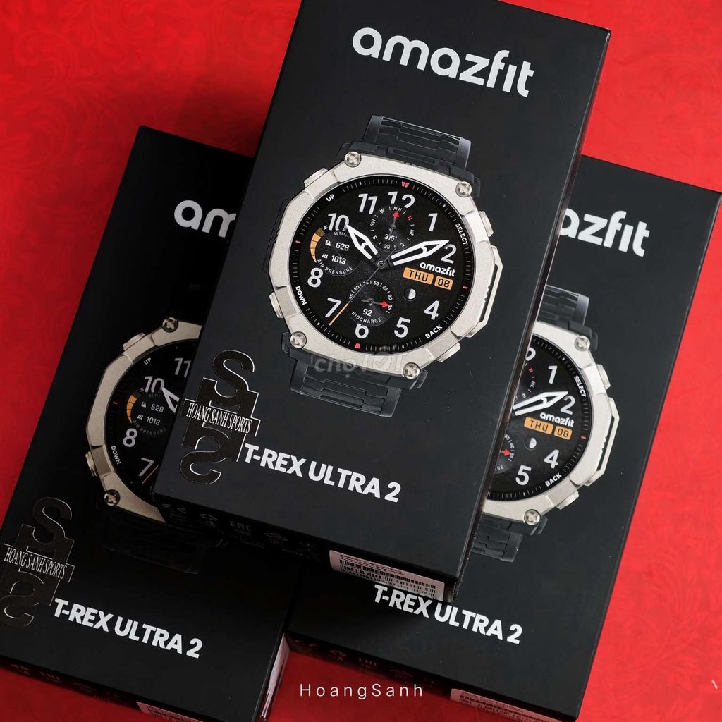 Amazfit T-Rex Ultra 2 51mm Fullbox Newseal 100%. Mua bán Thiết bị đeo thông minh tại Quận 11 Tp Hồ Chí Minh được đăng bởi HOÀNG SANH SPORTS hình 1