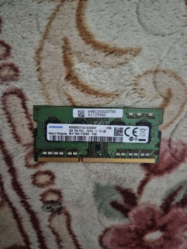 RAM Samsung DDR3 4GB Mới. Mua bán Linh kiện (RAM, Card...) tại Quận Bình Thuỷ Cần Thơ được đăng bởi Gia Huy hình 1