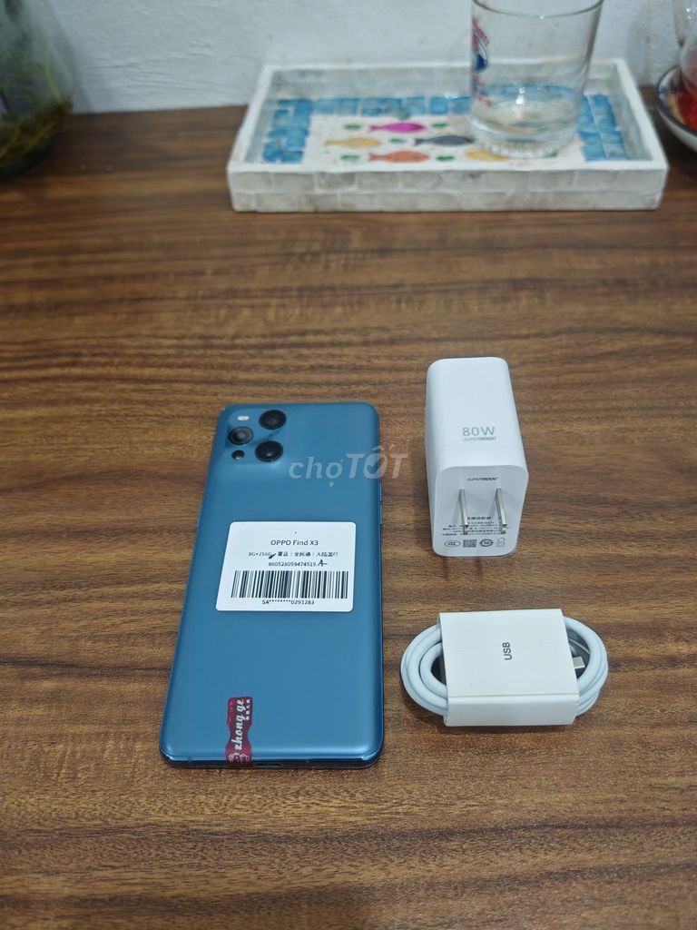 Oppo Find X3 5G Xanh 8/256 sạc 80w có ship COD. Mua bán Điện thoại tại Quận Hoàng Mai Hà Nội được đăng bởi Trần Ngọc Hiếu hình 1