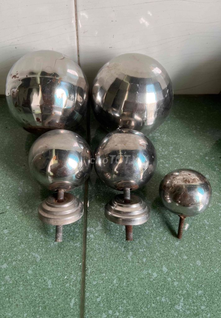 Trái châu trang trí Inox Bạc. Mua bán Cây cảnh, đồ trang trí tại Thành phố Châu Đốc An Giang được đăng bởi Lê Bình Cầm Đồ 2 hình 1