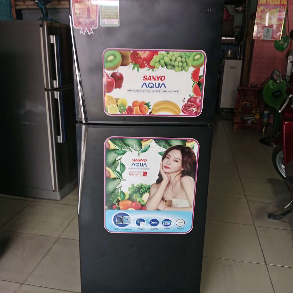 Tủ lạnh Aqua Đen tiết kiệm điện. Mua bán Tủ lạnh tại Thành phố Dĩ An Bình Dương được đăng bởi Trịnh Việt toàn hình 1