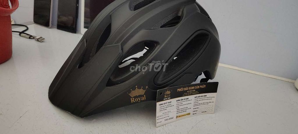 Mũ bảo hiểm thể thao Royal MD15 Đen. Mua bán Phụ kiện thời trang khác tại Quận Bình Thạnh Tp Hồ Chí Minh được đăng bởi Trần Mạnh Khương hình 1