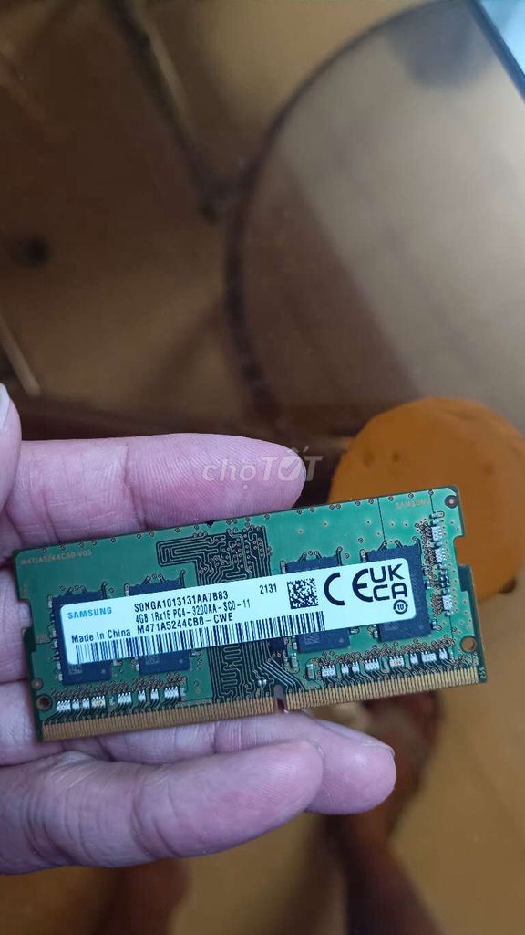 RAM Samsung 4GB 3200MHz. Mua bán Linh kiện (RAM, Card...) tại Thành phố Bạc Liêu Bạc Liêu được đăng bởi phương minh hình 1