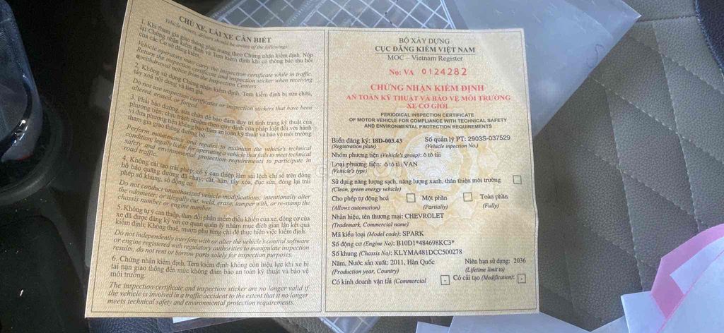 Chevrolet Spark 2015 LTZ 1.0 AT Zest - 13000 km. Mua bán Ô tô tại Quận Kiến An Hải Phòng được đăng bởi Tivi Hữu Giáp hình 5