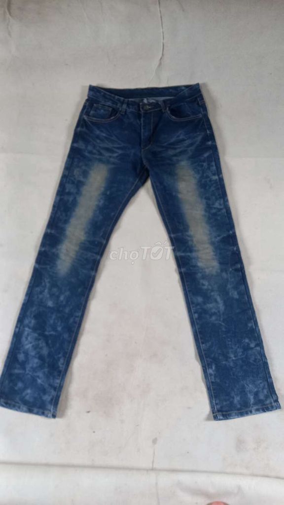 Quần jean nam Cotton co giãn Xanh size 32. Mua bán Quần áo tại Huyện An Phú An Giang được đăng bởi bảo đồ si  hình 1