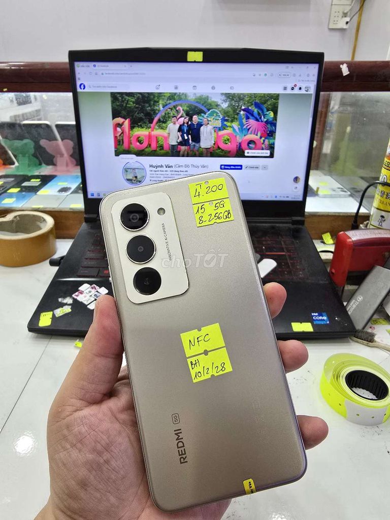 Xiaomi Redmi 15 5G 8GB/256GB Vàng đồng. Mua bán Điện thoại tại Thành phố Long Xuyên An Giang được đăng bởi Facebook Cầm Đồ Thúy Vân hình 1
