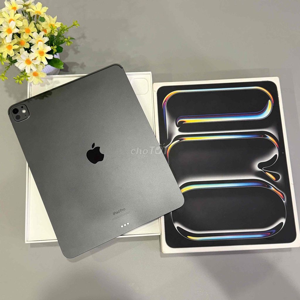 iPad Pro M4 13 inch 256GB Wifi fullbox 99%. Mua bán Máy tính bảng tại Quận Ninh Kiều Cần Thơ được đăng bởi NGUYÊN Store CT hình 1