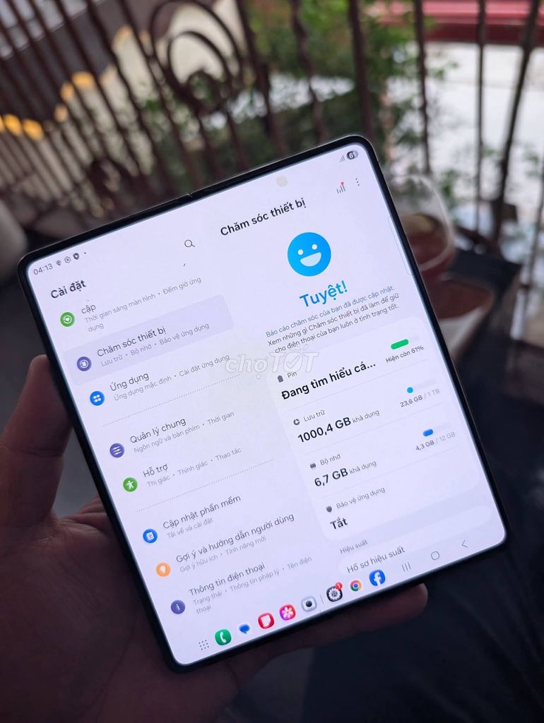 Samsung Galaxy Z Fold4 1TB Đen. Mua bán Điện thoại tại Huyện Bình Sơn Quảng Ngãi được đăng bởi Văn Lê hình 1