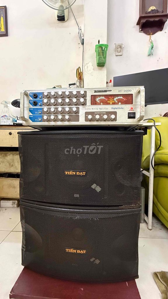 Bộ amply và loa Tiến Đạt AV-209D,zin nghe cực hay. Mua bán Tivi, Âm thanh tại Quận 3 Tp Hồ Chí Minh được đăng bởi Lê Thanh hình 1