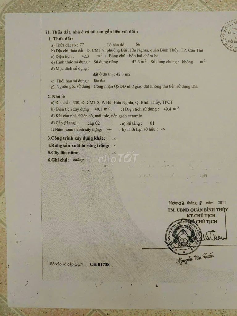 BÁN MẶT TIỀN CÁCH MẠNG THÁNG TÁM, TP CẦN THƠ. Mua bán văn phòng, mặt bằng kinh doanh tại Quận Bình Thuỷ Cần Thơ được đăng bởi ChỊ Hoà hình 1