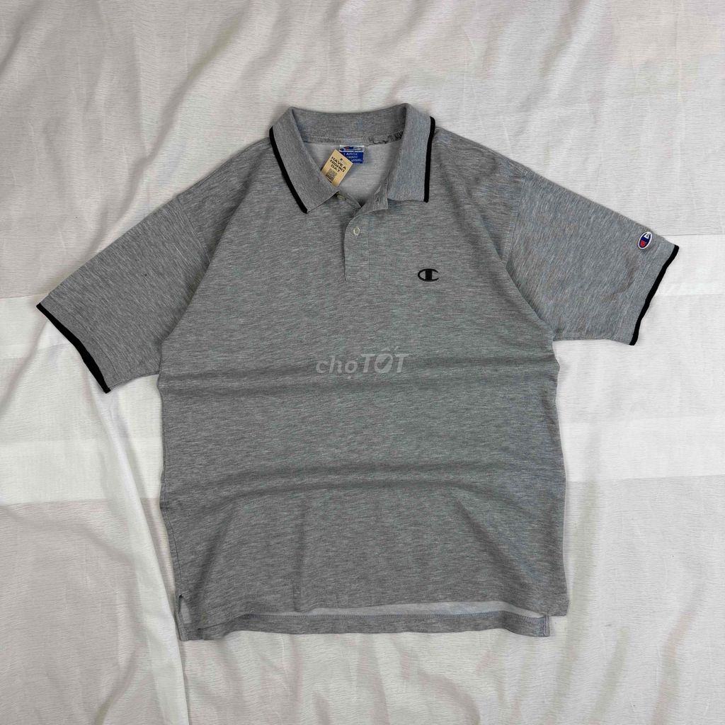 Áo polo Champion Nam Xám size L. Mua bán Quần áo tại Quận Ngũ Hành Sơn Đà Nẵng được đăng bởi Bạch Lê Hoàng hình 1