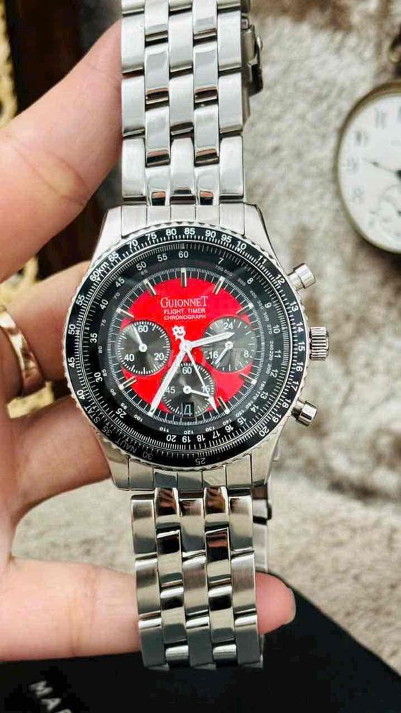 Đồng hồ GUIONNET PARIS PHI CÔNG Pin Chronograph