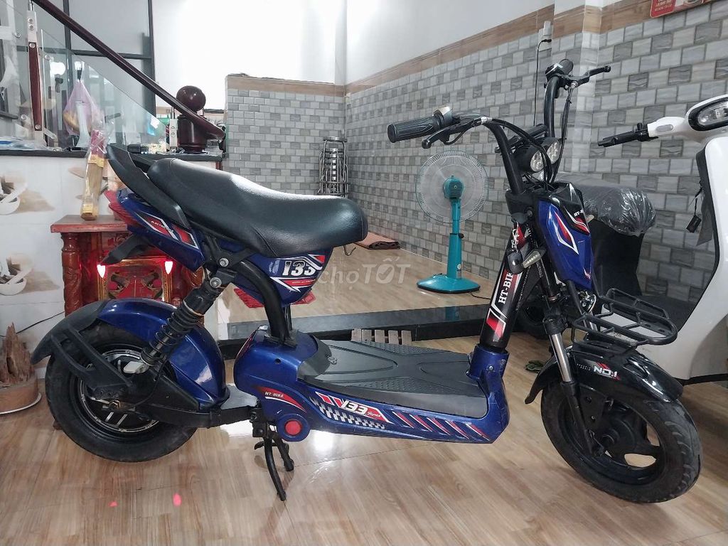 Xe đạp điện M133 Pro Xanh dương Đã sử dụng. Mua bán Xe điện tại Quận Bình Tân Tp Hồ Chí Minh được đăng bởi Minh hình 4