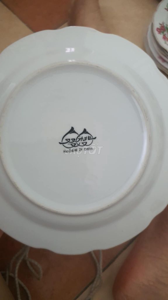 Đĩa sứ Tàu xưa Cô Tiên đk 20 cm. Mua bán Dụng cụ nhà bếp tại Quận 3 Tp Hồ Chí Minh được đăng bởi Khang Minh hình 2