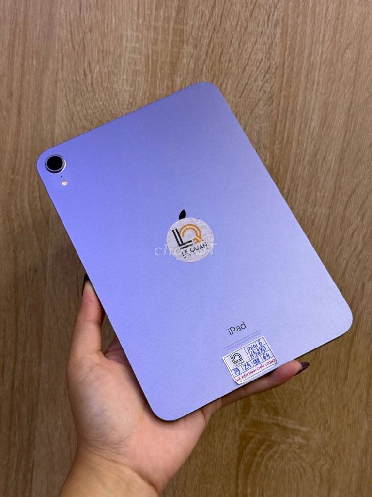 iPad mini 6 💎 Purple mượt mà, học làm việc ổn. Mua bán Máy tính bảng tại Quận 10 Tp Hồ Chí Minh được đăng bởi Lê Quân Mobile hình 1