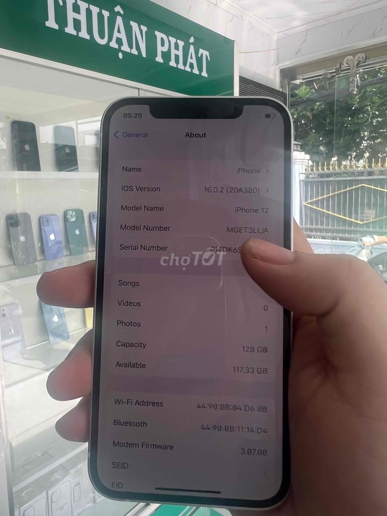 iPhone 12 128GB Xanh lá Quốc tế