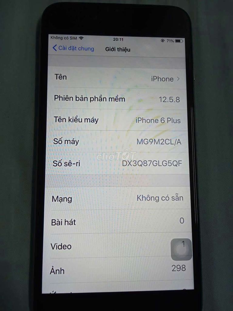 iPhone 6 Plus Xám. Mua bán Điện thoại tại Thành phố Thủ Dầu Một Bình Dương được đăng bởi Phú Sĩ land hình 1