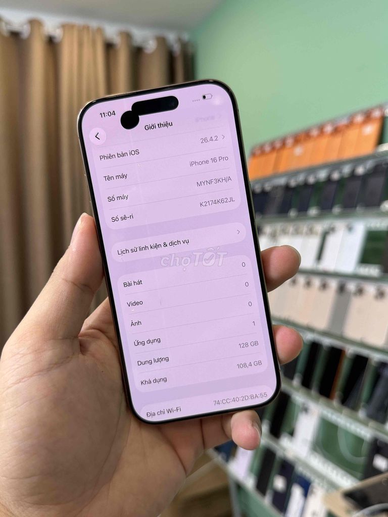 Apple iPhone 16 Pro 128GB Vàng mất Face màn mực. Mua bán Điện thoại tại Quận Thanh Xuân Hà Nội được đăng bởi 170 Mobile Store  hình 1