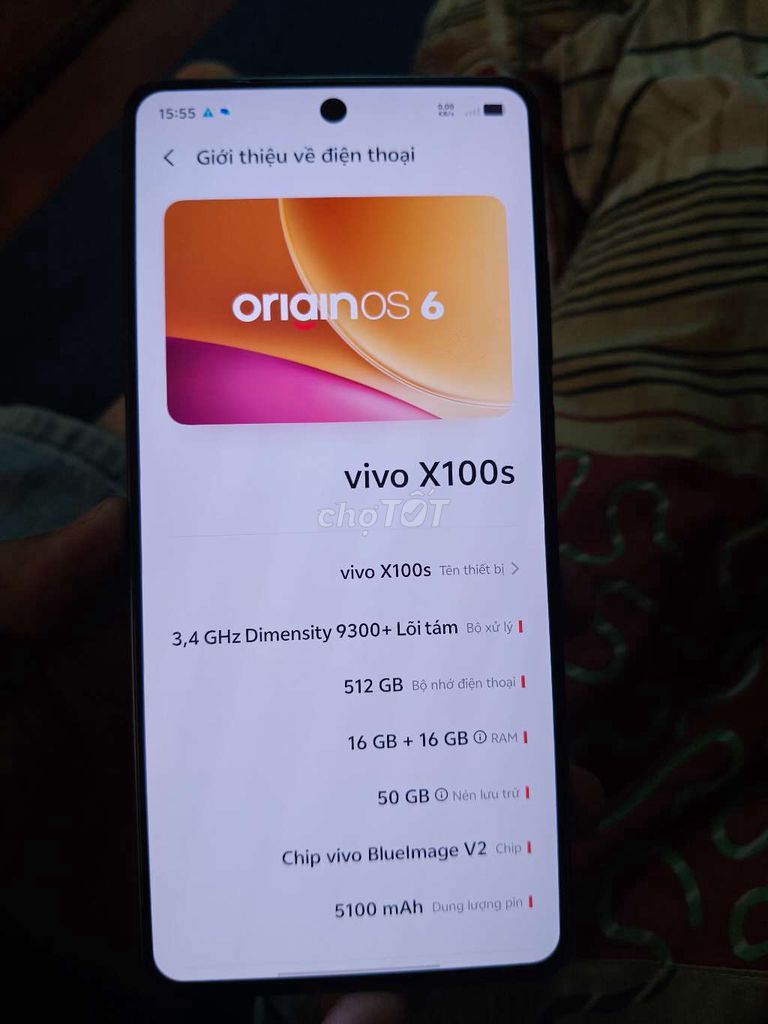 Vivo X100s 16/512 đẹp bán hoặc gl. Mua bán Điện thoại tại Quận Hoàng Mai Hà Nội được đăng bởi Jacking Son hình 1