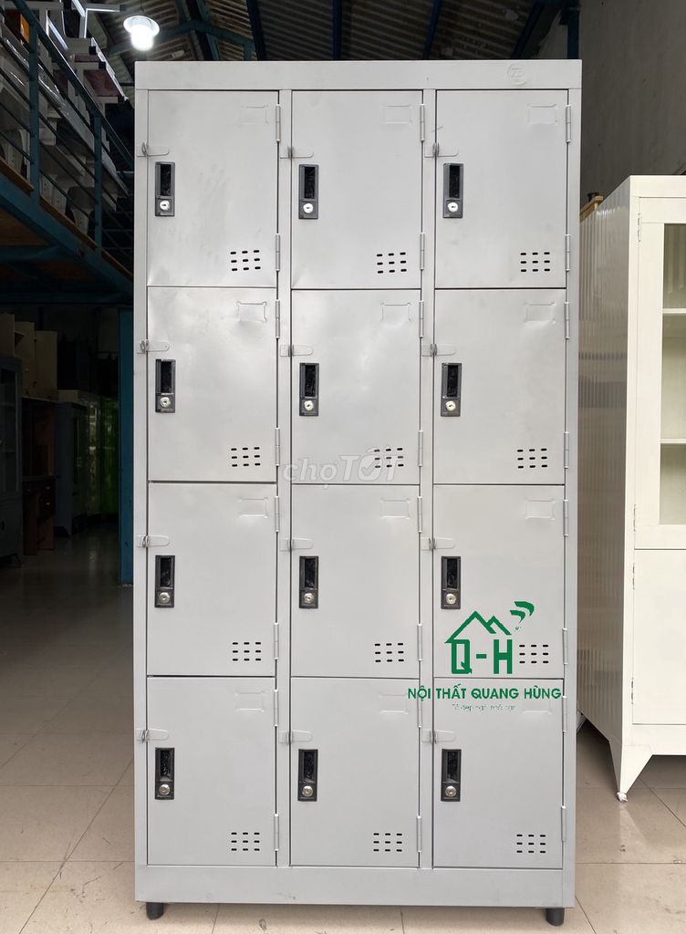 TỦ LOCKER-TỦ SẮT-TỦ LOCKER TĨNH ĐIỆN 12 CỬA-TỦ SẮT