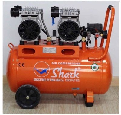 máy bơm hơi /máy nén khí không dầu Shark 50L Shark