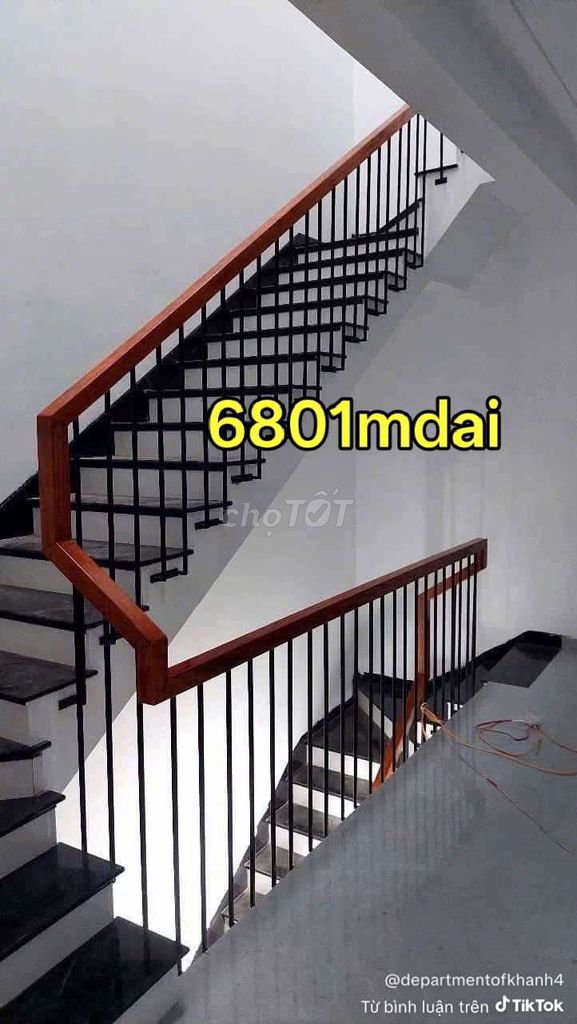 Cầu thang Sắt Gỗ Lim Hiện đại Đen Nâu. Mua bán Nội thất, đồ gia dụng khác tại Huyện Chương Mỹ Hà Nội được đăng bởi Giang Nguyên hình 1