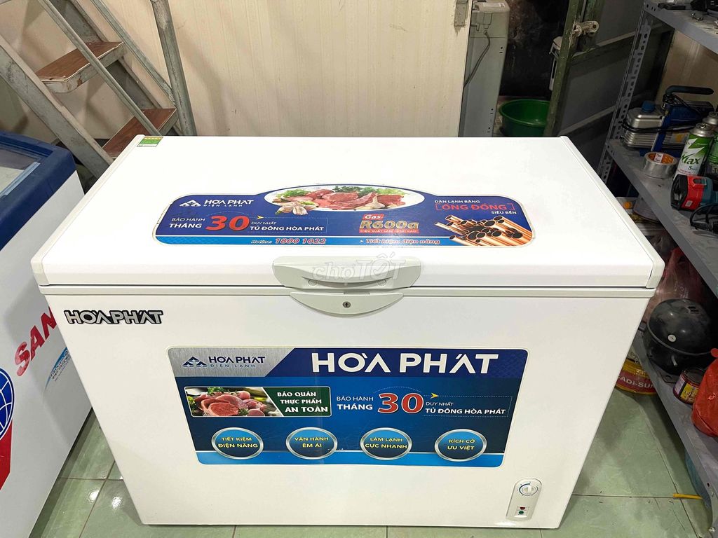 Tủ đông Hòa Phát 300l nguyên đôngTrắng. Mua bán Tủ lạnh tại Quận Hoàng Mai Hà Nội được đăng bởi nguyễn văn định hình 1
