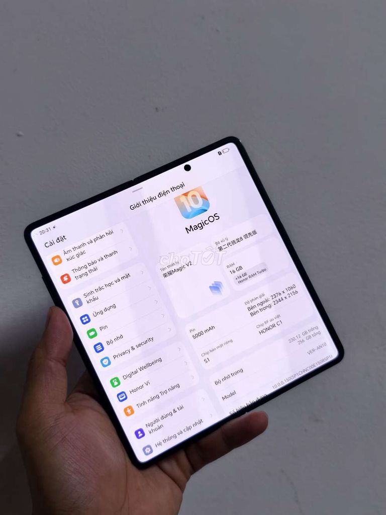 Honor Magic V2 16GB/256GB Đen. Mua bán Điện thoại tại Quận Ba Đình Hà Nội được đăng bởi Hiếu YJ hình 1