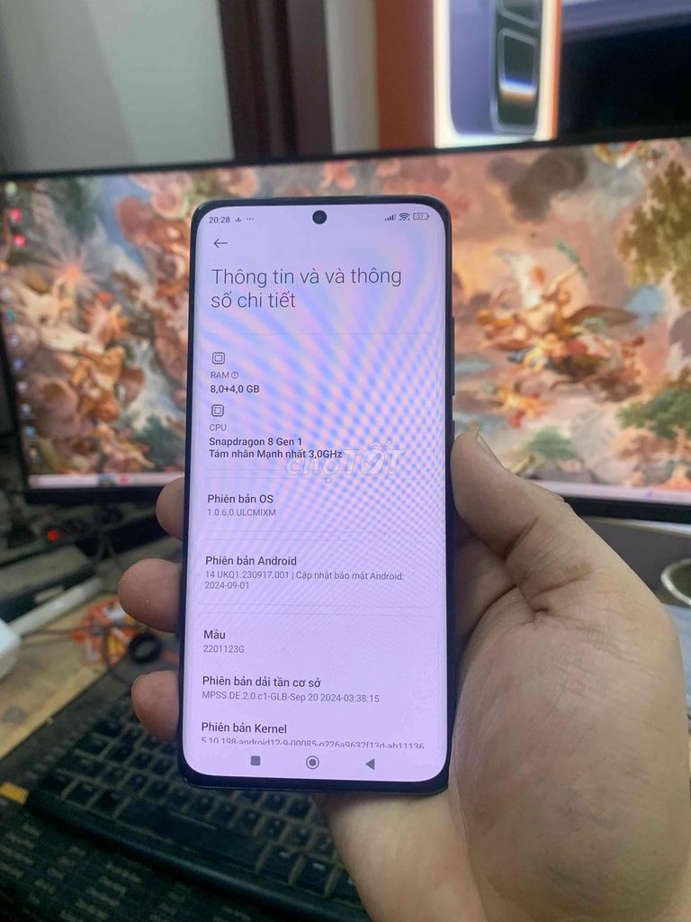 Xiaomi 12 8GB 256GB Xám Đã sử dụng. Mua bán Điện thoại tại Quận Nam Từ Liêm Hà Nội được đăng bởi nguyễn quang anh hình 1