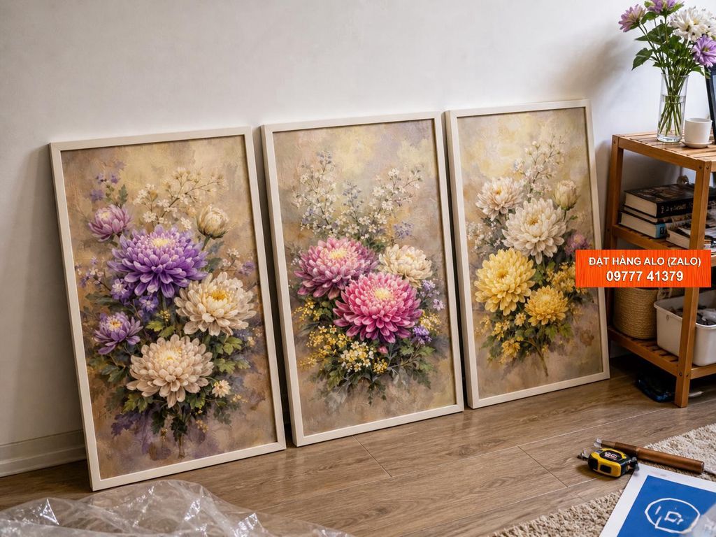Tranh treo tường Vải canvas Trừu tượng. Mua bán Đồ sưu tầm, đồ cổ tại Quận Hà Đông Hà Nội được đăng bởi Xưởng Tranh Đẹp hình 1