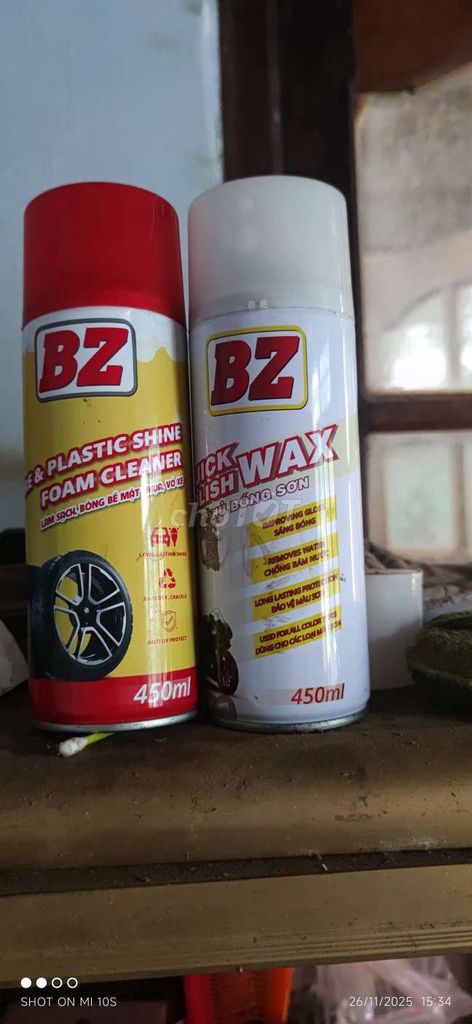 Em dư 2 chai dưỡng bóng lốp xe và vỏ xe ạh. Mua bán Phụ tùng xe tại Thành phố Buôn Ma Thuột Đắk Lắk được đăng bởi MậpNèe hình 1