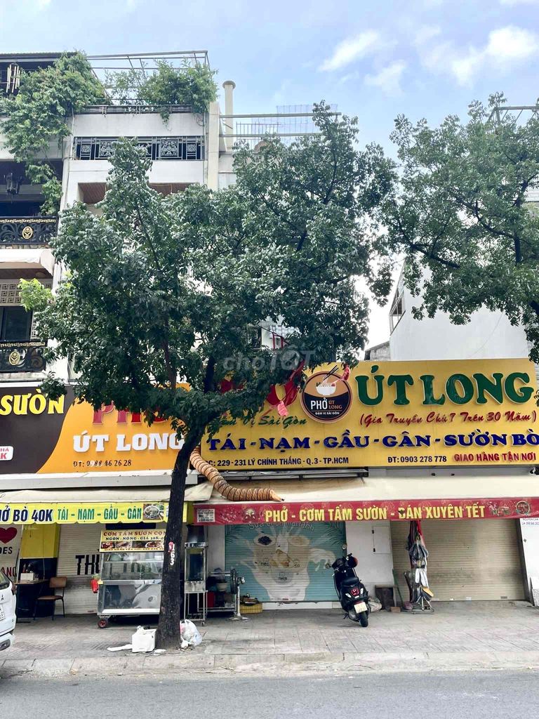 CHO THUÊ MT LÝ CHÍNH THẮNG QUẬN 3 DT 4x23m 2 lầu sân thượng 40 triệu