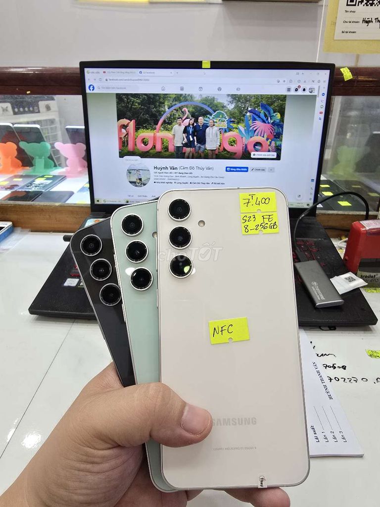 Samsung Galaxy S23 FE 256GB Đã Sử Dụng. Mua bán Điện thoại tại Thành phố Long Xuyên An Giang được đăng bởi Facebook Cầm Đồ Thúy Vân hình 1