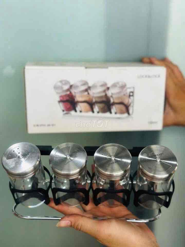 Bộ lọ đựng gia vị Lock&Lock LLG842 SLIM. Mua bán Dụng cụ nhà bếp tại Thành phố Huế Thừa Thiên Huế được đăng bởi gia dụng Huế hình 1