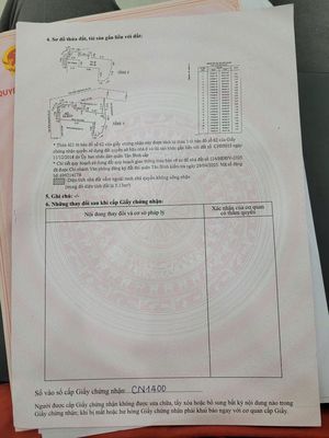 BÁN ĐẤT HẺM 3M(OXH) ÂU CƠ, P.10, Q.TÂN BÌNH, 4,5 TỶ