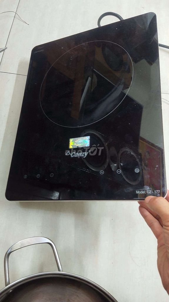 Bếp từ Canzy CZ-177 Đen Đã sử dụng. Mua bán Bếp, lò, đồ điện nhà bếp tại Quận Long Biên Hà Nội được đăng bởi NGUYỄN HÀ  hình 1