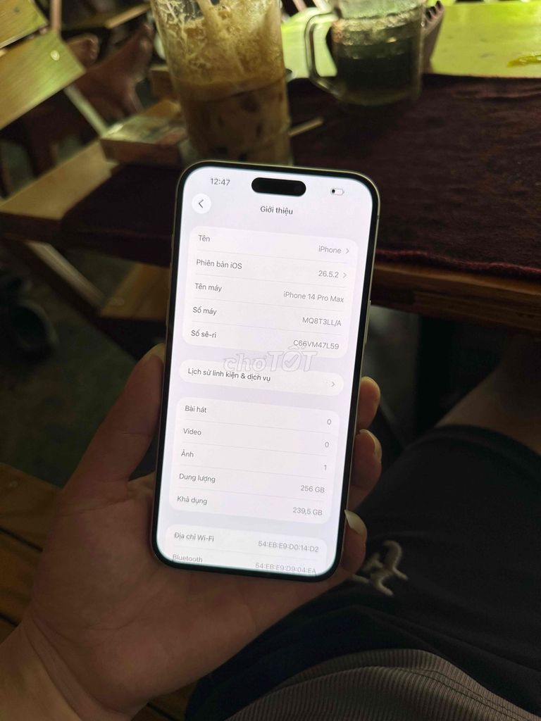 iPhone 14 Pro Max 256GB độ 17prm. Mua bán Điện thoại tại Quận Ngô Quyền Hải Phòng được đăng bởi Long hình 1