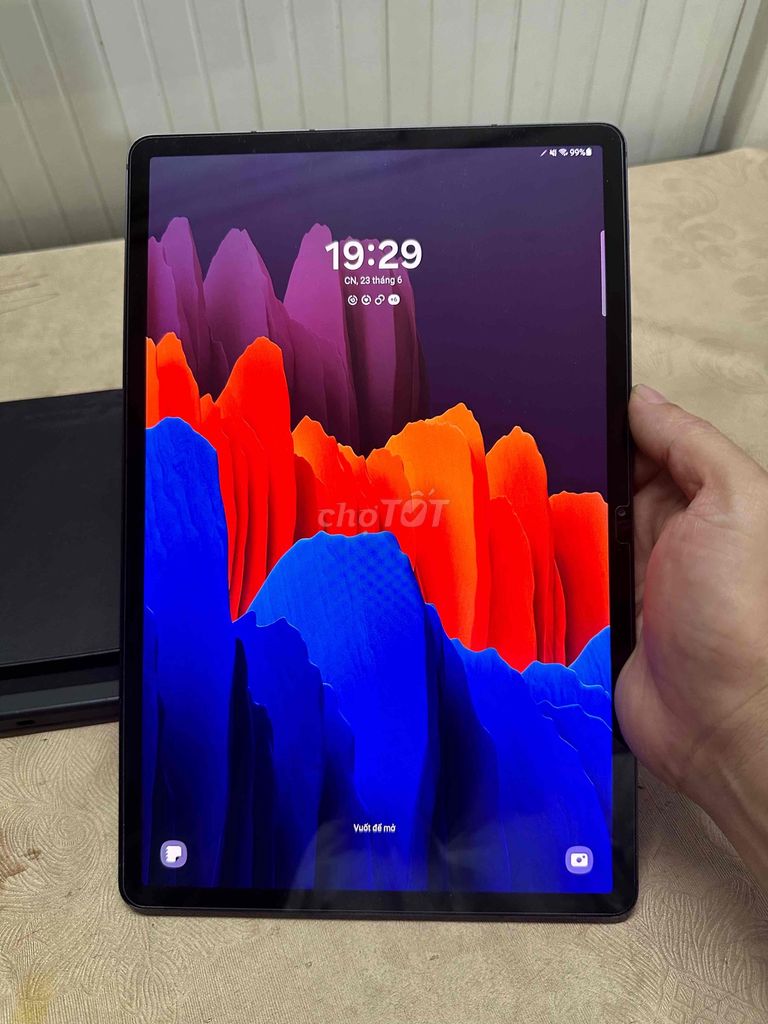 samsung tab S7 FE đen máy chính hãng zin đẹp