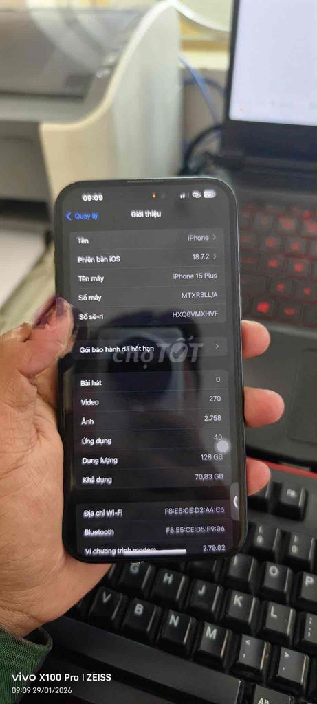 long Thành, iphone 15 plus xấu như hình. Mua bán Điện thoại tại Huyện Long Thành Đồng Nai được đăng bởi Phạm Tiến Đạt hình 1