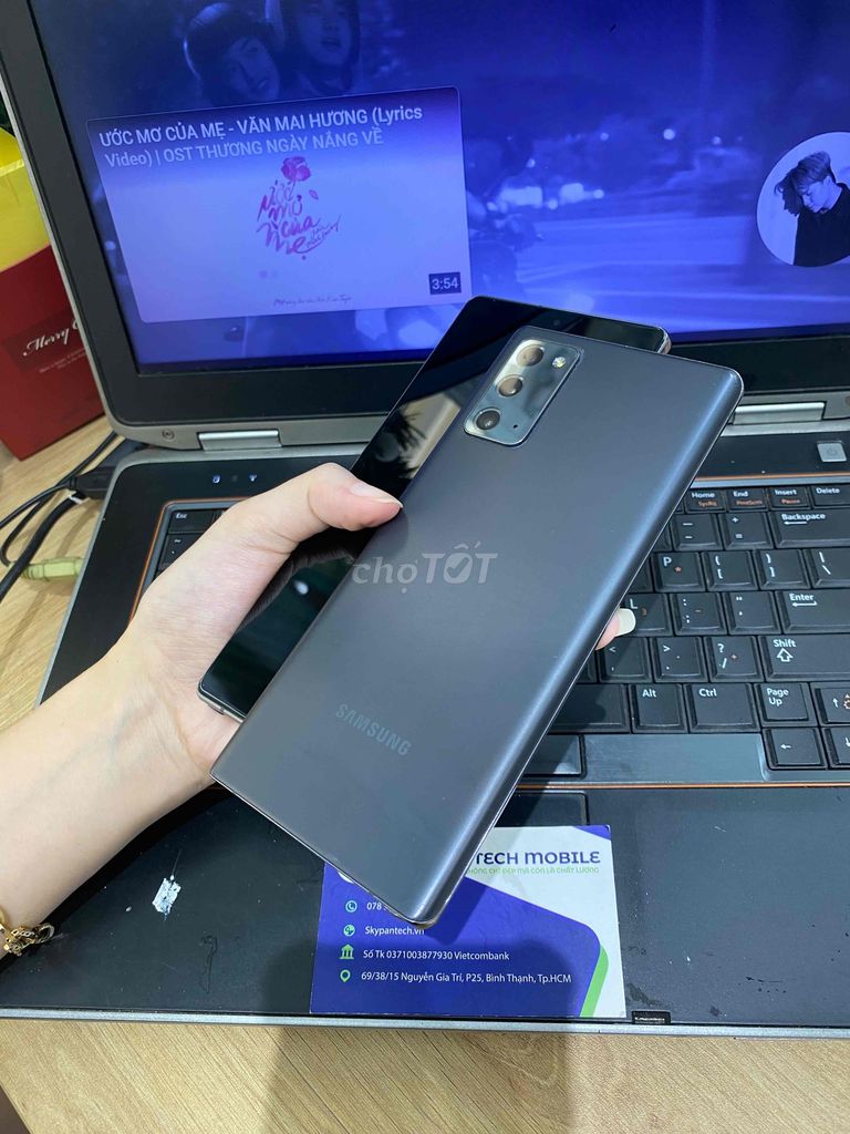 Kho hàng SS Note 20 5G 2sim tác vụ manh mượt